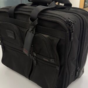 Tumi Black Briefcase for Men
